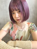 テテ ニコ(tete nico)&nbsp;【大前晴奈】bob×ぶどうカラー