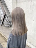外ハネボブ/グラデーションカラー/ペールベージュ[表参道駅]