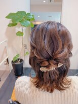 オプスアマーレ(OPUS amare)&nbsp;ハーフアップアレンジ