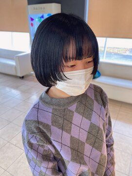 エマピボット 中川本店(EMA PIVOT) 顔周りボブ