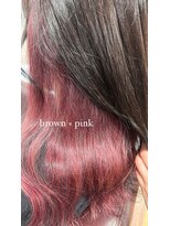 アーチフォーヘア 心斎橋店(a-rch for hair) brown pink