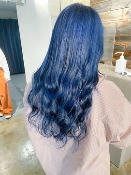 ザ オーダー(THE ORDER) ハイトーンブルーカラー/ネイビーカラー/ロング/ケアブリーチ