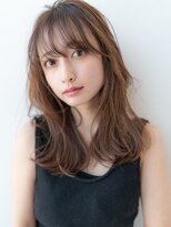 20代30代大人かわいい/デザインカラー/ボブ/シルキーベージュ