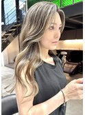ハイライト ブリーチ レイヤーカット デザインカラー 名古屋