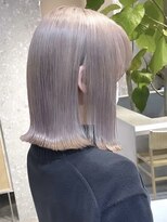 サンクプロジェクト(cinq PROJECT) ダブルカラーミルクティーピンクベージュカラーハイトーンカラー