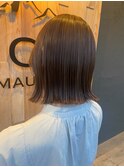 ハイライト×ベージュカラー