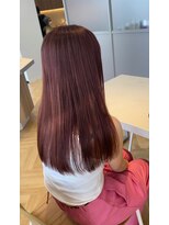 アートヘアーコルソ art hair CORSO&nbsp;ぱつっとロング×ピンクブラウン