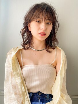 ネオリーブアイム 横浜西口店(Neolive aim) パーマ風レイヤースタイル 【横浜】