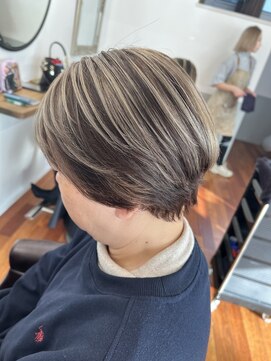 スキル 石岡(SKILL) 白髪ぼかしバレイヤージュ