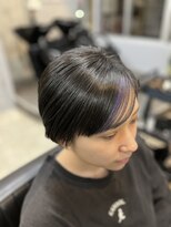 ボウ(BOW)&nbsp;ワンポイントカラーショートボブ