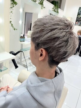 ソーホーニューヨーク ギンザ(SOHO NEW YORK GINZA) シルバーグレージュセンターパートツーブロック