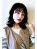 【落とせる黒染め】☆オフブラック・フェイクブラック☆+カット+ハホニコTR