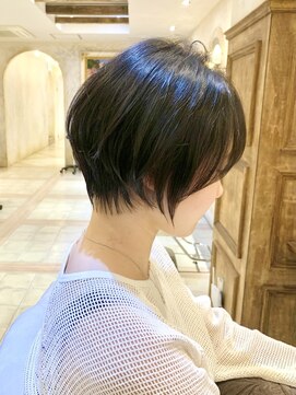 グリッター 仙台中央店(GRITTERs) 20代30代40代◎大人ナチュラルショートボブ 仙台