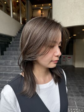 レックスヘアーインターナショナル(ReX HAIR INTERNATIONAL) 【中野　倫大朗】ハイライト×オリーブベージュ