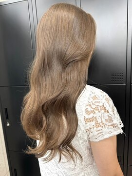 スターズ 柏(STARS) ブロンドベージュ ケアブリーチ 韓国風ヘア マロンベージュ