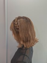 トッカ ヘアアンドトリートメント 難波店 ハイトーンミルクティベージュ