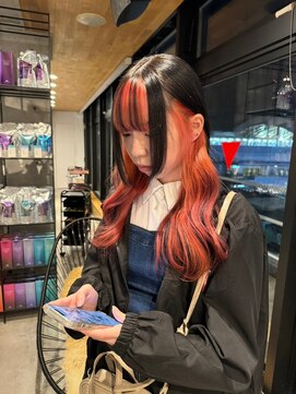 リムレス(LIMLESS) ミルクティーベージュラベンダーピンクダブルカラーブリーチ