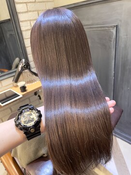 ブランシュ バイ アルティナ(Blanche by artina) 髪質改善_シルクストレート_グレージュ