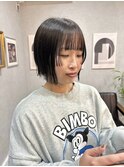 島田/大人かわいい 顔まわり ネビージュ 前髪カット 髪質改善