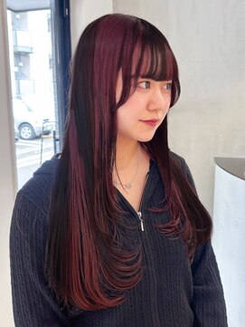 ロンドエニカ 大宮(Lond enika) イメチェン外ハネボブ美髪ワイドバングレイヤー縮毛矯正/大宮