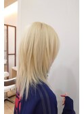 ホワイトウルフ フェイスレイヤー ロングウルフ