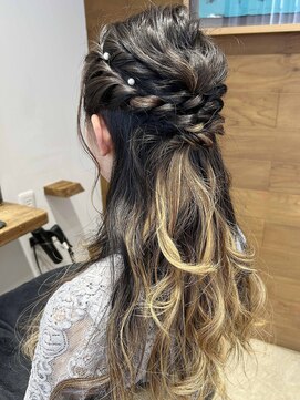 アイデザイン(I design) ハーフアップ