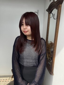 ニュード(niud) ワインレッド