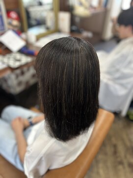 アート(art) 初めての白髪ぼかしハイライト