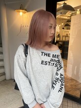 Juve. original color.染めたてはもちろん色落ちまで計算されたダメージレスカラー