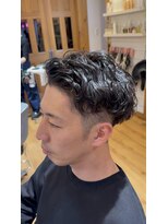 アヴァンス 天王寺店(AVANCE.)&nbsp;刈り上げアップバング×ニュアンスパーマ
