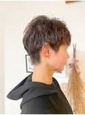 大人可愛いショートパーマ