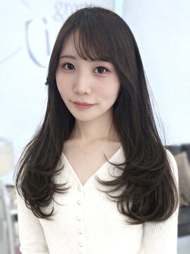 エアー 青山(AIR) ロング/顔周り/レイヤーカット/ハイライト