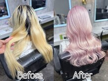 エクステ初心者に人気の理由 １０：カラーとエクステの同時施術OKサロン★【シールエクステ・エクステ】