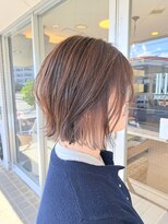 マリーインターナショナル 浦添店(MARIE INTERNATIONAL) くびれボブイヤリングカラーインナーカラーシルバーベージュ