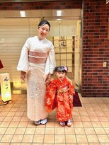 媛(en)&nbsp;七五三★訪問着着付け、ヘアー、3歳被布着付け、ヘアーメイク