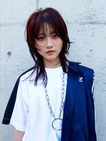 フィルドール 大分明野店(fild'or)&nbsp;大人モードな洗練レイヤーウルフ×カシスレッド