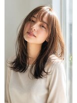 ノイ(neu)&nbsp;【静岡エリア】シアーベージュ×ナチュラルレイヤーミディ