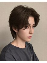 サンドナル メンズ 鹿児島天文館(sand NALU men's)&nbsp;ニュアンスウルフ/ダウンバング/スペインカール[鹿児島天文館]