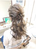 ブライダルハーフアップアレンジ【ヘアアレンジ 立川/立川南】