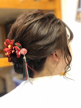 ヘアーメイク ララ(HAIR MAKE LALA) ショートの方でも大丈夫。ユルフワヘアー