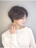 大人　ショート　耳掛け　簡単アレンジ