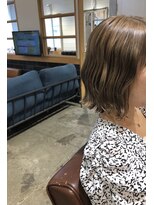 アーサス ヘアー デザイン 鎌ヶ谷駅前店(Ursus hair Design by HEADLIGHT)&nbsp;グレージュ×ボブ×ウェーブ『川口真緒』Instagram→@mao.kawa