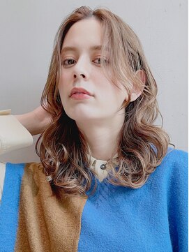 アイティーバイアルバム 松戸店(IT by ALBUM) ヨーロッパ風ロング_くびれヘアビタミンカラー_38744