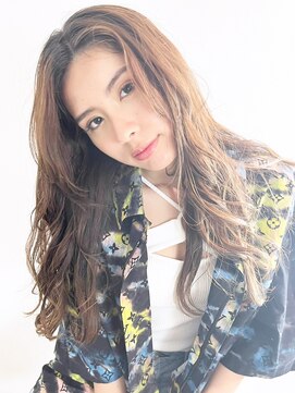 アルバム 新宿(ALBUM SHINJUKU) スパイラルウェーブ_ホワイトグレージュネビージュ_9234