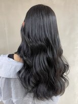 ラックスビー オオサカ  梅田茶屋町店(LUXBE OSAKA)&nbsp;艶髪ブルーブラック/韓国/秋冬カラー/髪質改善