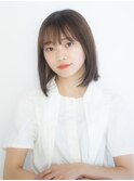 小顔ナチュラルボブ