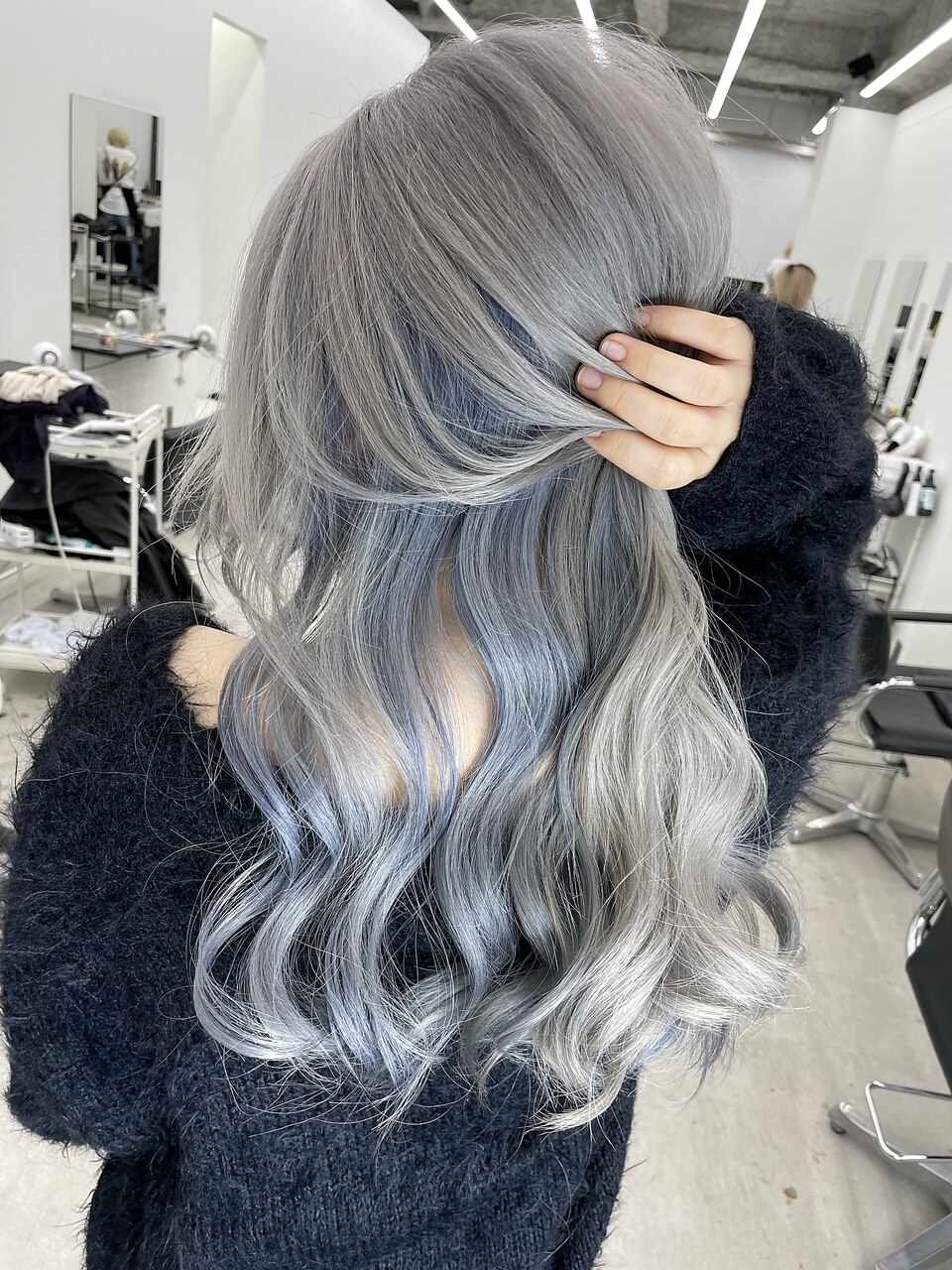 シルバー×ブルーアッシュ/ハイトーンカラー：L177600888