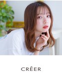 【オフィスやデートなどに】韓国風セミロングとシースルーバング