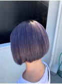 黒髪/グレーベージュ/レイヤーロング/前髪パーマ[京成金町]