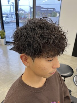 ラッドバイプティパ(rad...by petit-pas) ＊波巻きスパイラルパーマ/メンズカット/パーマ/学割/水戸/眉毛